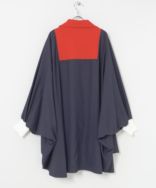 URBAN RESEARCH(アーバンリサーチ)の「STUMBLY VOLUME COMBI ZIP UP(ブルゾン・レディース・NAVY・36)」の7枚目の写真