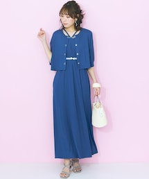 marun | 大きいサイズ ワンピース＋カーディガンセットアップ marun(ワンピース)