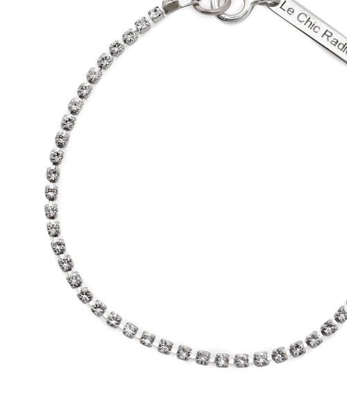ADAM ET ROPE'（アダムエロペ）の「【公式サイト限定】【Le Chic Radical】Baby Crystal Bracelet（ブレスレット・レディース・シルバー・F）」の19枚目の写真