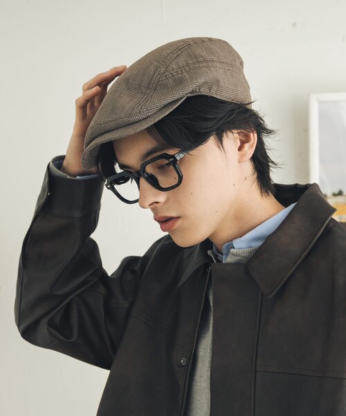 SENSE OF PLACE by URBAN RESEARCH(センスオブプレイスバイアーバンリサーチ)の「アソートハンチング(ハンチング/ベレー帽・メンズ・BLACK/BRN CHECK/GRY STRIPE・One)」の19枚目の写真