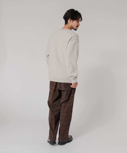 URBAN RESEARCH（アーバンリサーチ）の「モールニットプルオーバー（ニット/セーター・メンズ・IVORY/S.GREEN/GRAY/BLACK・M/L）」の14枚目の写真