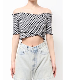 EMODA | FIT CROSS BAND TOP(その他トップス)