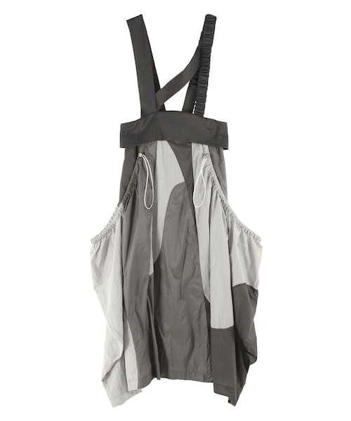 UN3D.（アンスリード）の「WAVE PATCHWORK JUMPER SKIRT（ジャンパースカート・レディース・グレー/ブラック/ベージュ・36/38）」の8枚目の写真