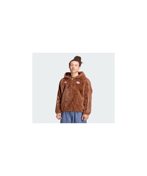 adidas（アディダス）の「ケアベア ファー ジャケット（ジャケット/アウター・メンズ・ブラウン・2XS/XS/S/M/L/XL/2XL/3XL/4XL/5XL/6XL/J/2XS/J/XS/J/S/J/M/J/L/J/XL/J/2XL/J/3XL/J/4XL/J/5XL）」の4枚目の写真