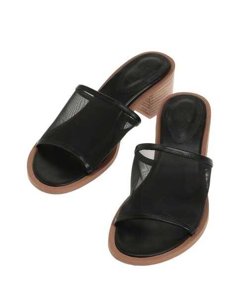 Ungrid（アングリッド）の「メッシュヒールサンダル（サンダル・レディース・オフホワイト/ブラック・S/M/L）」の8枚目の写真