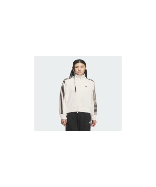 adidas（アディダス）の「ニット バルーン トラックトップ（トップス・レディース・ブラック/ピンク/ホワイト・XS/S/M/L/XL/2XL/3XL/5XL/J/XS/J/S/J/M/J/L/J/XL/J/2XL/J/3XL）」の2枚目の写真