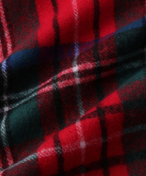 ROPE' PICNIC(ロペピクニック)の「チェックマフラー(マフラー・レディース・ブラック系/ベージュ系/レッド系・F)」の22枚目の写真