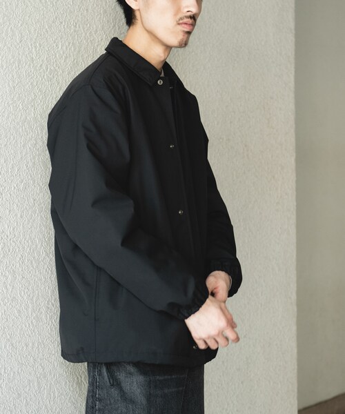 URBAN RESEARCH DOORS(アーバンリサーチドアーズ)の「『撥水/防風』ウールブレンドラミネート 中綿ブルゾン(ブルゾン・メンズ・BROWN/BLACK・M/L)」の14枚目の写真