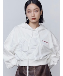 EMODA | ストリングハートクロップパーカー(パーカー)