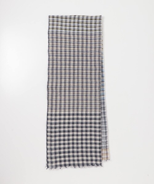 かぐれ（カグレ）の「Khadi&co　LINEN COTTON STOLE（ストール/ショール・レディース・GRYCK/PKCK・Free）」の4枚目の写真