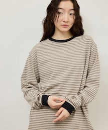 ADAM ET ROPE' | 【BATONER for ADAM ET ROPE'】別注HIGH GAUGE BORDER LS T-SHIRT(Tシャツ/カットソー)