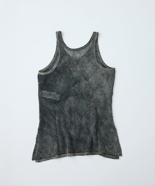 ADAM ET ROPE'（アダムエロペ）の「【DIESEL】ILENIA-UTLT MESH CAMI（キャミソール・レディース・ダークブラウン系・M/S）」の6枚目の写真