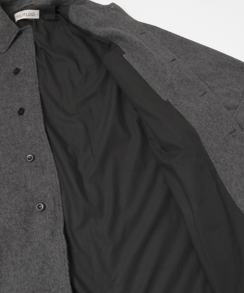URBAN RESEARCH(アーバンリサーチ)の「POLYPLOID LONG COAT C(ステンカラーコート・メンズ・CHARCOAL・3/4)」の12枚目の写真