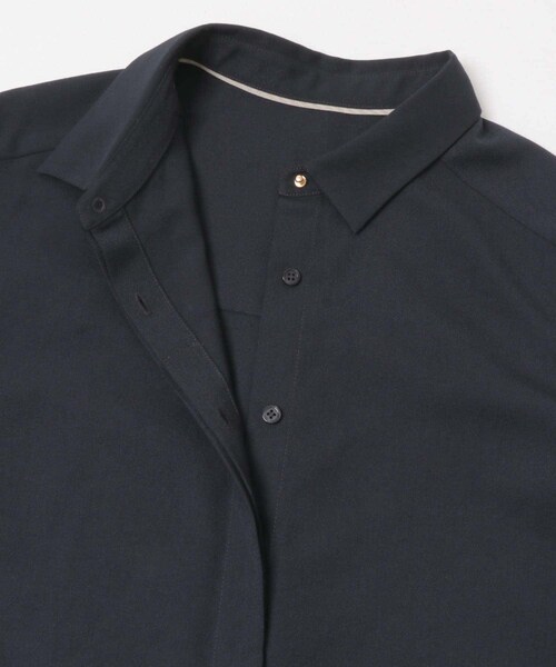 URBAN RESEARCH ROSSO（アーバンリサーチロッソ）の「イージーケアウーステッドシャツ（シャツ/ブラウス・レディース・BURGUNDY/NAVY・FREE）」の14枚目の写真
