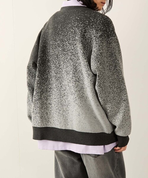 JUNRED（ジュンレッド）の「フェードジャガードカーディガン（カーディガン/ボレロ・メンズ・ブラック/グレー/ブルー/ブルー系/パープル・L/M/S）」の15枚目の写真