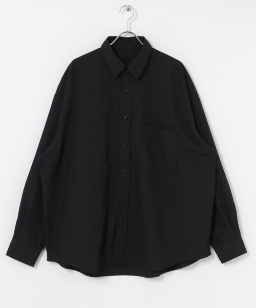 URBAN RESEARCH（アーバンリサーチ）の「dDdDdDd　TECH DRY POLY LONG-SLEEVE SHIRTS（シャツ/ブラウス・メンズ・NAVY/BLACK/CHARCOAL/BROWN・S/M/L/XL/XXL）」の11枚目の写真