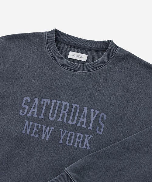 Saturdays NYC(サタデーズ ニューヨークシティ )の「Bowery Standard Crew(スウェット・レディース・ブラック/ネイビー/オレンジ・L/M/S)」の13枚目の写真