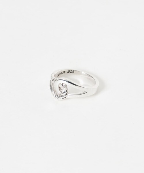 URBAN RESEARCH(アーバンリサーチ)の「XOLO Double Loop Ring(リング・メンズ・SILVER・L)」の4枚目の写真