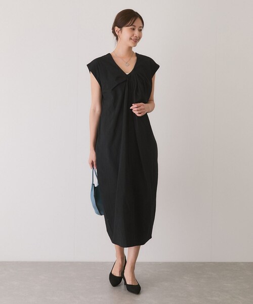 Jayro（ジャイロ）の「フロントデザインワンピース（ワンピース・レディース・ブラック/グリーン/ピンク/イエロー・F）」の7枚目の写真