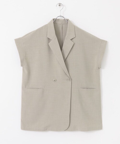 ITEMS URBANRESEARCH（アイテムズ アーバンリサーチ）の「リネンライクジレ（ベスト・レディース・BLK/BEG・FREE）」の19枚目の写真