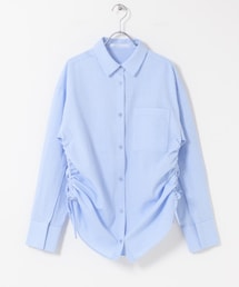 KBF | サイドドロストサッカーシャツ(シャツ/ブラウス)