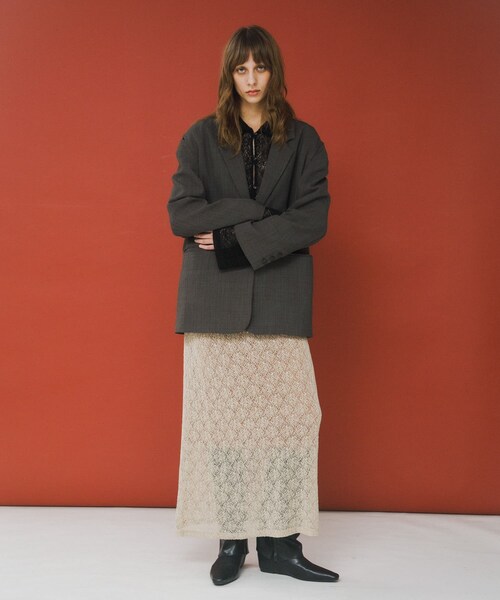 LAATO（ラート）の「melon lace skirt（スカート・レディース・インク/サブレ/パール・Free）」の21枚目の写真