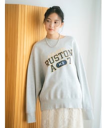 ルーズシルエットロゴスウェット