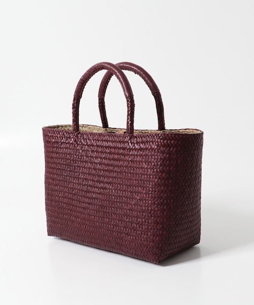 URBAN RESEARCH DOORS（アーバンリサーチドアーズ）の「カラーシーグラストートバッグ（トートバッグ・レディース・D.GRN/BURGUNDY・one）」の18枚目の写真