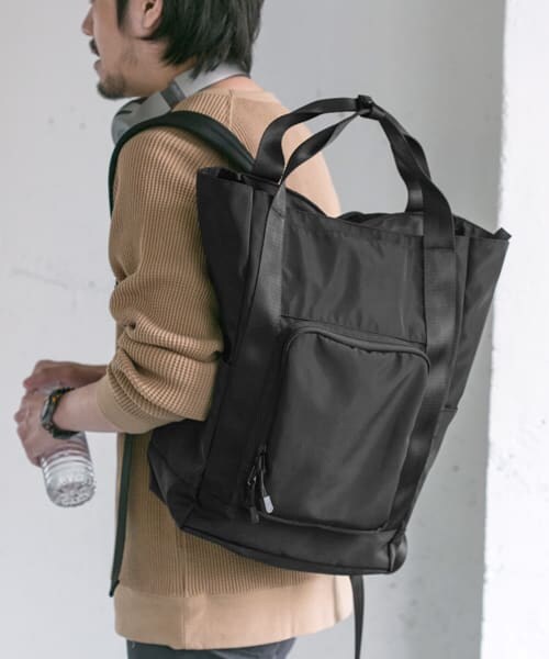 URBAN RESEARCH DOORS（アーバンリサーチドアーズ）の「2way リュックトート（バックパック/リュック・メンズ・BLK/NVY・one/One）」の10枚目の写真