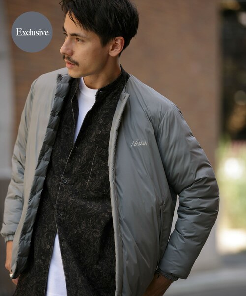 URBAN RESEARCH DOORS(アーバンリサーチドアーズ)の「『別注』NANGA×DOORS REVERSIBLE DOWN JACKET(その他アウター・メンズ・Stone Gray/Mocha/Smoke Blue/Charcoal/Black・S/M/L/XL)」の6枚目の写真
