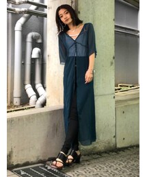 EMODA | シアーリンクルロングシャツ(シャツ/ブラウス)