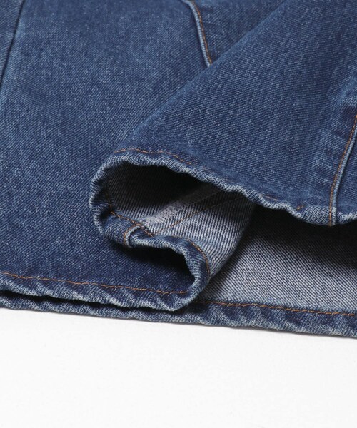 KBF（ケイビーエフ）の「WIDEレッグアジャストデニム（デニムパンツ・レディース・BLUE/L.BLUE・36/38）」の8枚目の写真