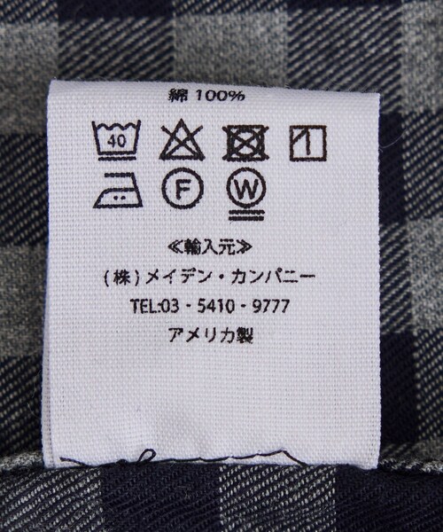 ADAM ET ROPE'(アダムエロペ)の「【INDIVIDUALIZED SHIRTS for SALON】別注フランネルチェックシャツ / グレー(シャツ/ブラウス・レディース・グレー・F)」の20枚目の写真
