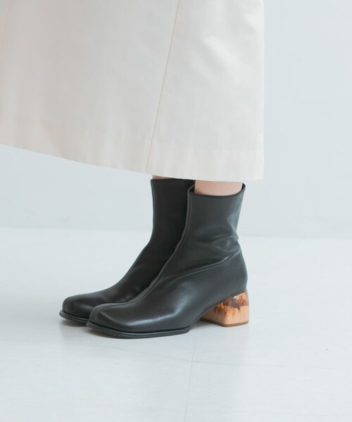 URBAN RESEARCH ROSSO（アーバンリサーチロッソ）の「ALM.　ADELA LEATHER BOOTS（ブーツ・レディース・BLACK・36/37/38）」の3枚目の写真