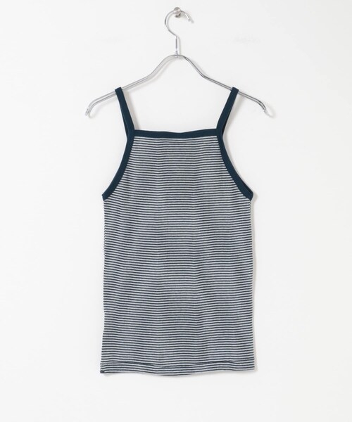 KBF(ケイビーエフ)の「Miller Panel ribbed camisole(キャミソール・レディース・BLU×WH/GRY×NY・Free)」の11枚目の写真