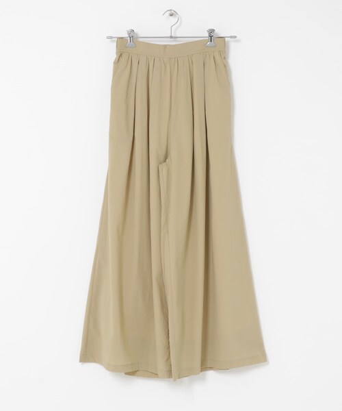 URBAN RESEARCH ROSSO（アーバンリサーチロッソ）の「ライトタックイージーワイドパンツ（その他パンツ・レディース・BEIGE/DARKNAVY・Free）」の12枚目の写真