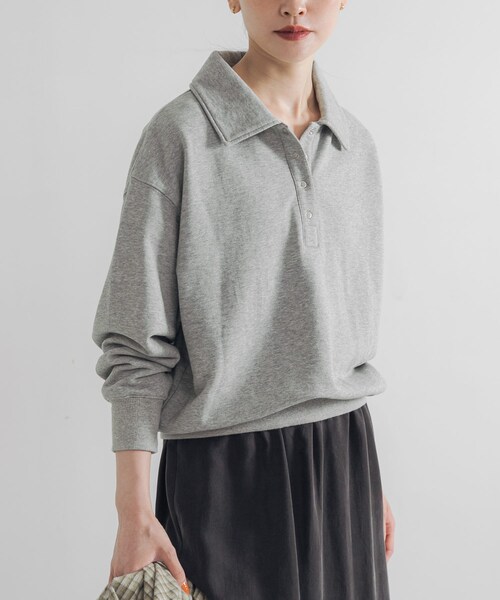 URBAN RESEARCH(アーバンリサーチ)の「シャツカラースウェット(スウェット・レディース・OFF/GRAY/NAVY・FREE)」の19枚目の写真