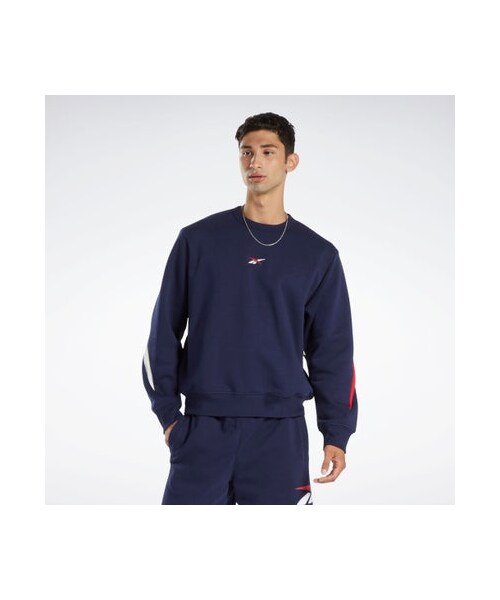 Reebok(リーボック)の「クラシックベクター クルースウェット / CL BV CREW(アウトドア/スポーツ・メンズ・100027843/100027974/100036144・J/XS/J2XO/J/2XO)」の5枚目の写真