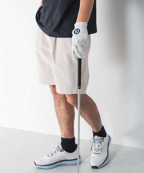 URBAN RESEARCH Sonny Label（アーバンリサーチサニーレーベル）の「OOPS　コーデュロイショーツ（その他パンツ・メンズ・BLACK/BEIGE/NAVY・M/L/XL）」の2枚目の写真