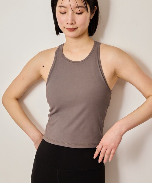 NERGY(ナージー)の「【VUORI】Pose Plyo Tankポーズプライオタンクトップ(タンクトップ・レディース・ブラック/ダークブラウン・S)」の22枚目の写真