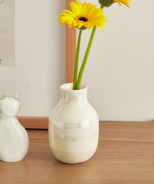 URBAN RESEARCH DOORS（アーバンリサーチドアーズ）の「KAHLER　omaggio ベース H12.5cm（フラワーベース・メンズ・パール・-）」の2枚目の写真