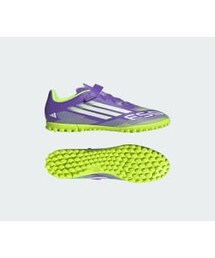 adidas（アディダス）の「F50 CLUB TF H&L キッズ / ターフ用（トレーニングシューズ）/ F50 Club Hook-and-Loop Turf Boots Kids（シューズ・キッズ）」