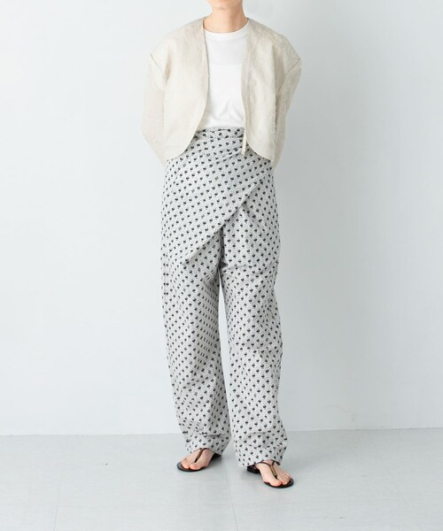 かぐれ(カグレ)の「SEEALL SHORT SCALE JACKET(テーラードジャケット・レディース・NATURAL・38)」の7枚目の写真