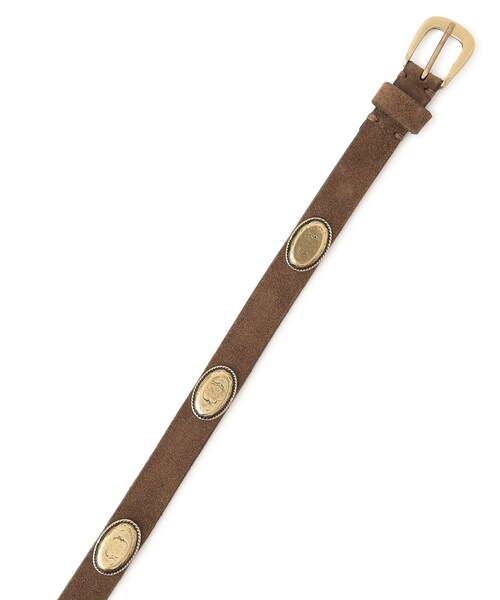 ADAM ET ROPE'(アダムエロペ)の「【PUNTOVITA(プントヴィータ)】コンチョ細ベルト(ベルト・レディース・キナリ/ブラウン・F)」の19枚目の写真