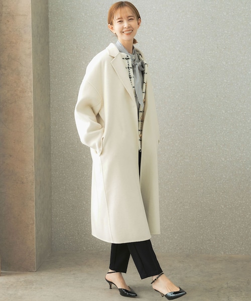 古着 OZONE ROCKS オゾンロックス ニット ガウンコート ベージュ