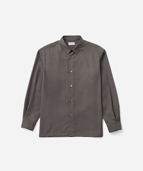 Saturdays NYC(サタデーズ ニューヨークシティ )の「Kenmare Tropical Wool LS Shirt(シャツ/ブラウス・レディース・ブラック/グレー・L/M/S/XL)」の19枚目の写真