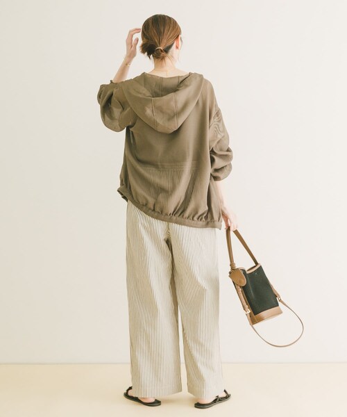 ITEMS URBANRESEARCH（アイテムズ アーバンリサーチ）の「『イージーケア』メッシュマウンテンパーカー(楽着シリーズ)（マウンテンパーカー・レディース・BLK/WHT/KHK・Free）」の21枚目の写真