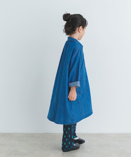 URBAN RESEARCH DOORS（アーバンリサーチドアーズ）の「デニムミニワンピース(KIDS)（ワンピース・キッズ・INDIGO/ONE WASH・105/120/135）」の5枚目の写真