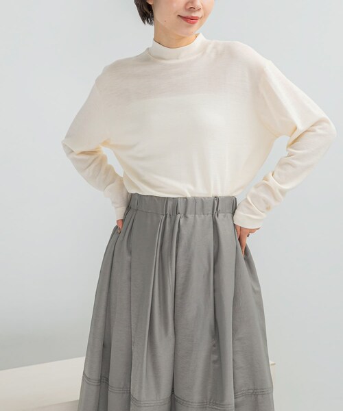 URBAN RESEARCH ROSSO（アーバンリサーチロッソ）の「GICIPI　PROCIONE（ニット/セーター・レディース・Panna/Nero/Mattone・3）」の4枚目の写真