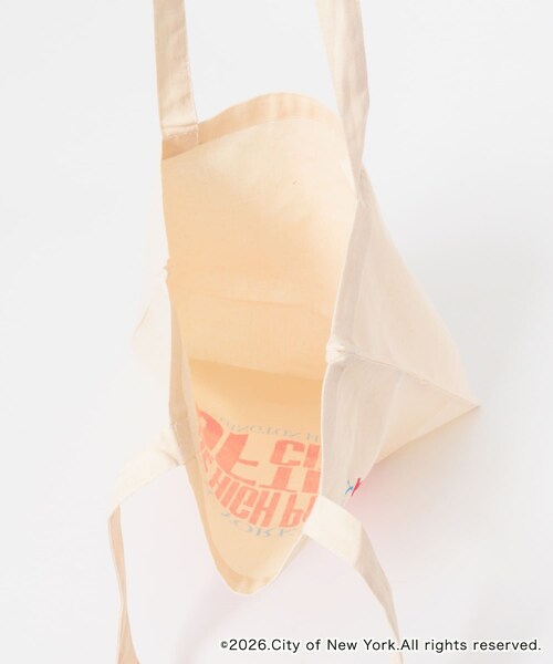 KBF（ケイビーエフ）の「GOOD ROCK SPEED　NYC ToteBag（トートバッグ・レディース・WHITE/NATURAL・Free）」の9枚目の写真